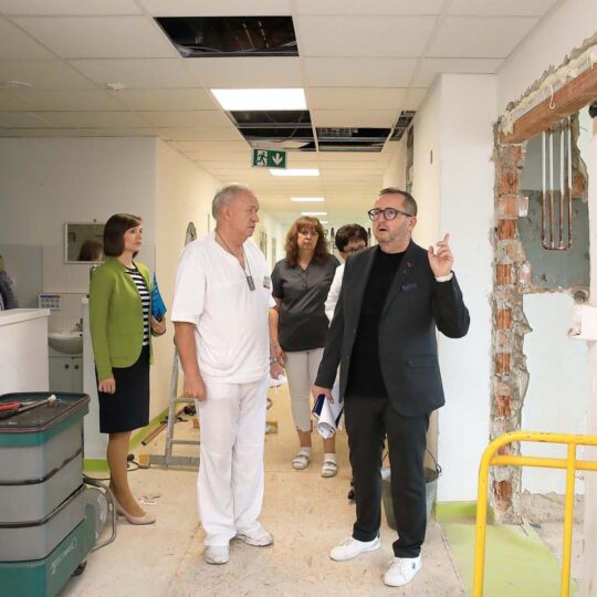 Po Oddeleniach Nemocnice Návšteva Kliniky vnútorného lekárstva I.